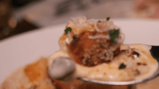 Creamy Gnocchi with Mushrooms and Croutons