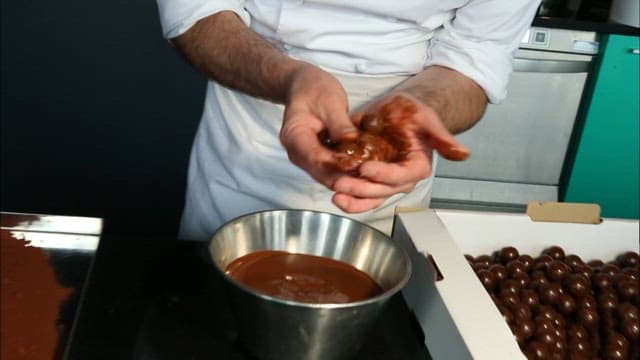 Chocolatier Handcrafting Artisanal Chocolates