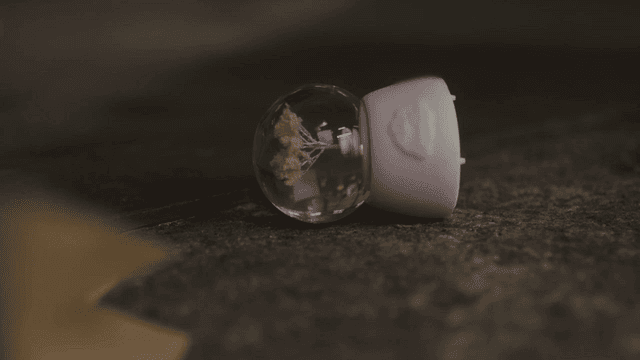 바닥에 놓인 작은 장식물