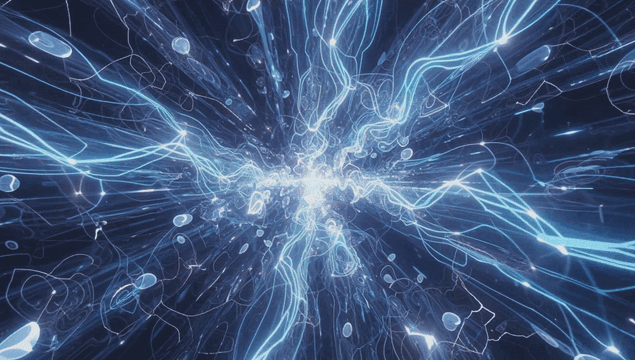 Dynamic blue energy ray radiation