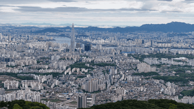 Vast cityscape with high-rise buildings