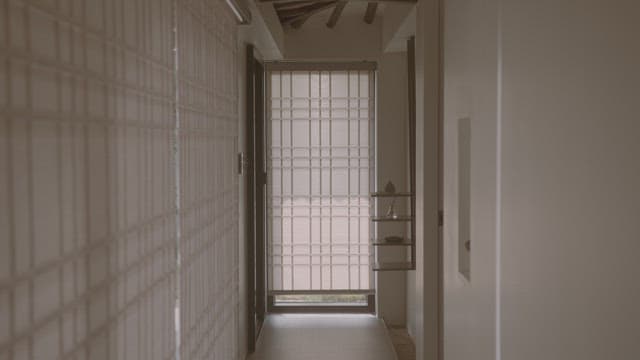 Tranquil Hallway with Traditional Interior