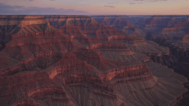 Expansive canyon landscape