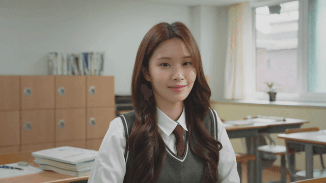 교실에서 공부하는 학생