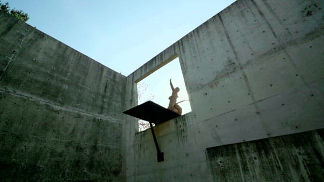 Statue of a Soldier on the Concrete Structure of the War Memorial of Korea