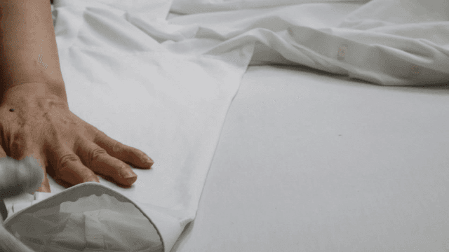 흰 셔츠를 정교하게 다림질하는 모습