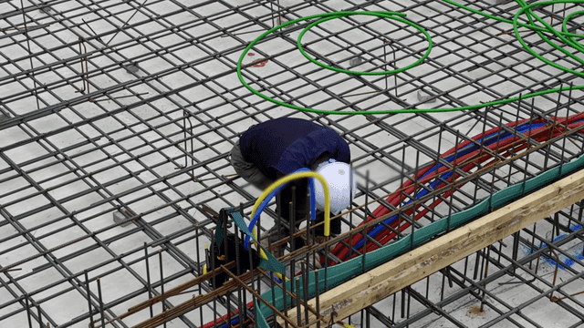 건설 현장의 작업자들