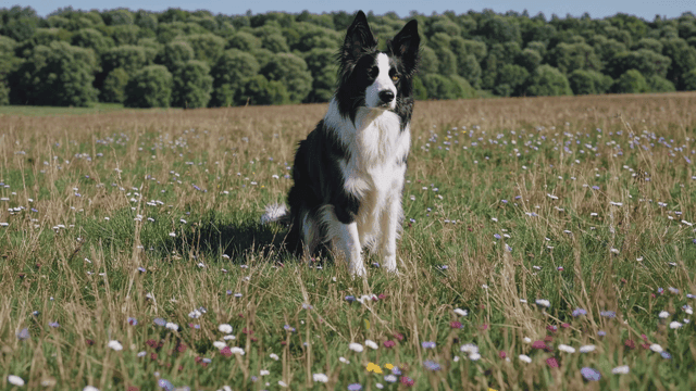 Border Collie in field