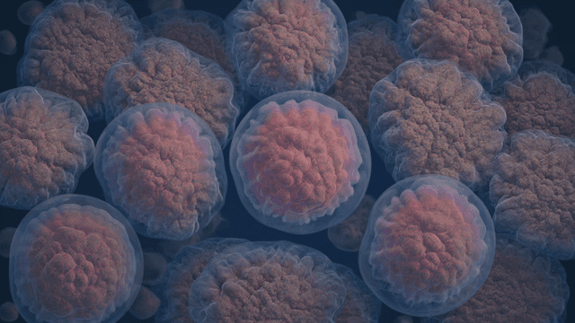 Microscopic view of cells in detail