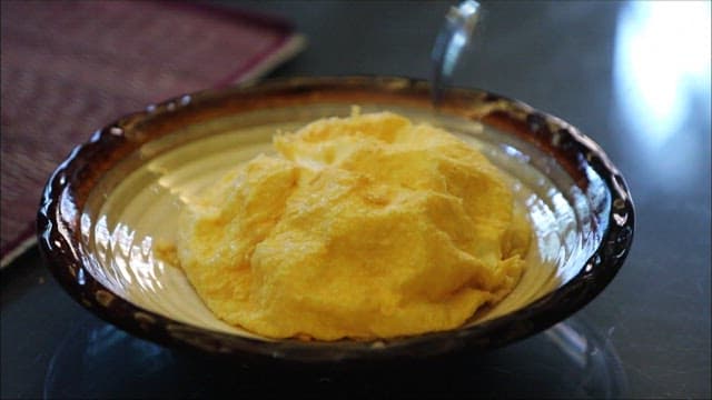 크리미한 휘핑 요리 준비