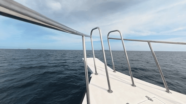 바다 위를 항해하는 요트