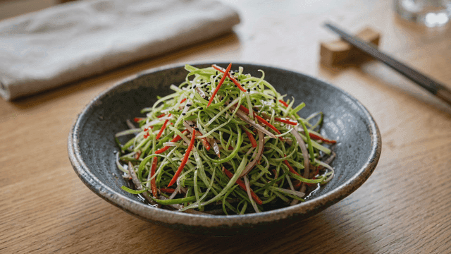 Thinly sliced ​​green onions