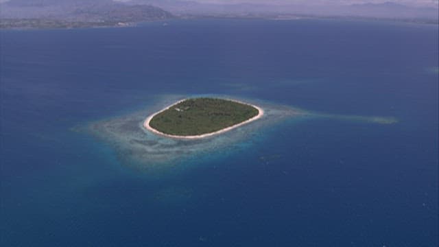 View of a Secluded Tropical Island