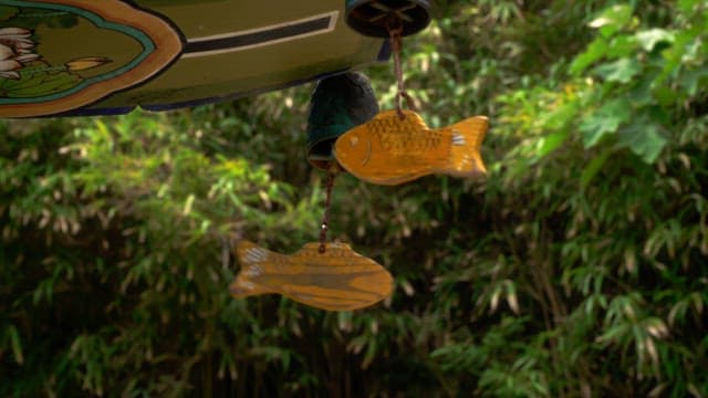 사찰에 있는 전통 한국 풍경