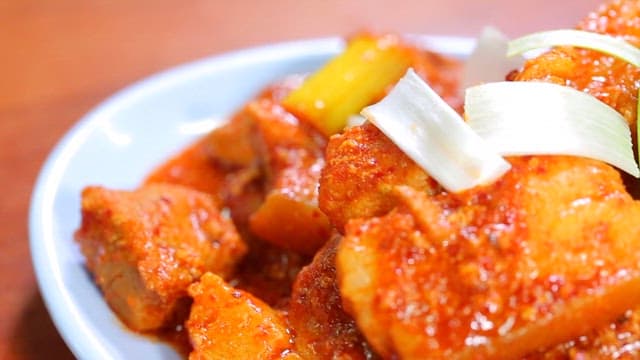 야채가 들어간 제육볶음