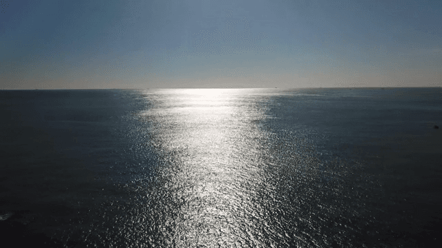 해안 철도와 아름다운 바다 전망