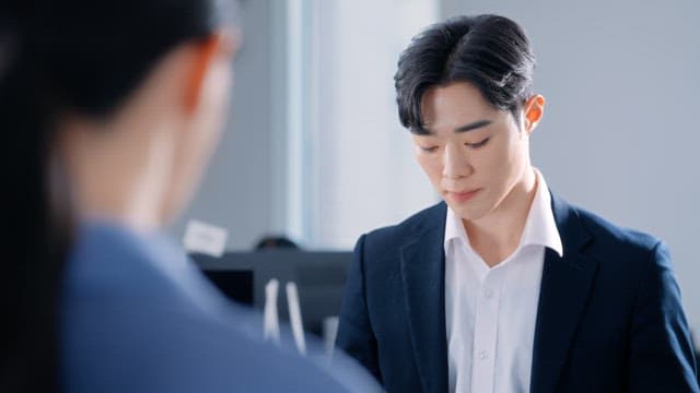 Angry man scolding his subordinates