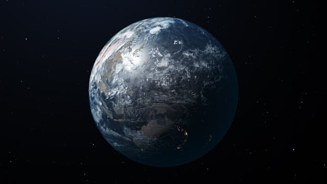 우주에서 본 지구