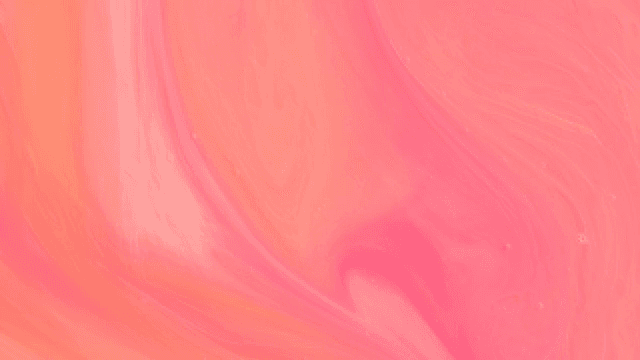 분홍색과 주황색 액체가 혼합되는 추상적인 패턴