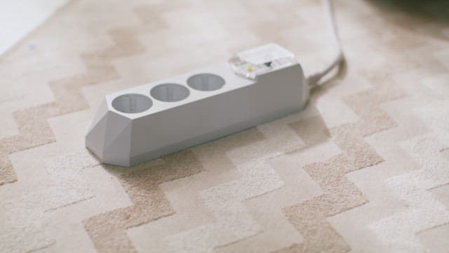 Power Strip on Carpeted Floor