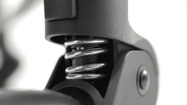 Close-up of metal spring