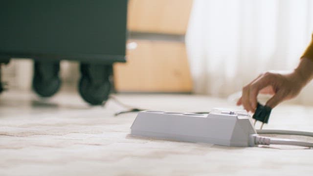 Plugging Home Appliances into a Power Strip