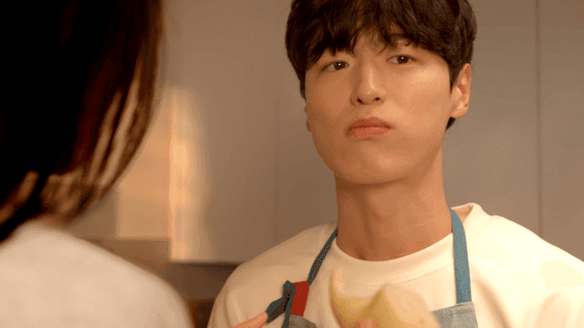 Couple enjoying bread together