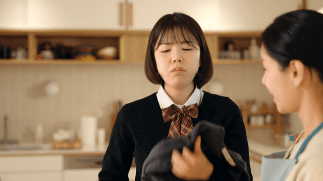 Daughter complaining to her mother at home