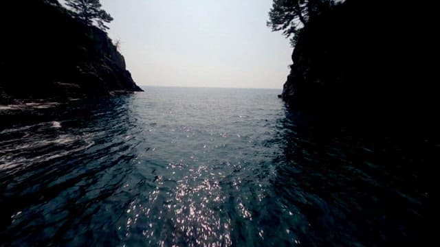 해안 경관의 경치좋은 전망