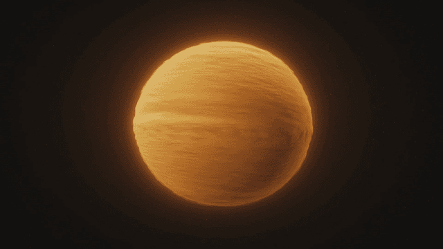 Shining planet in dark universe