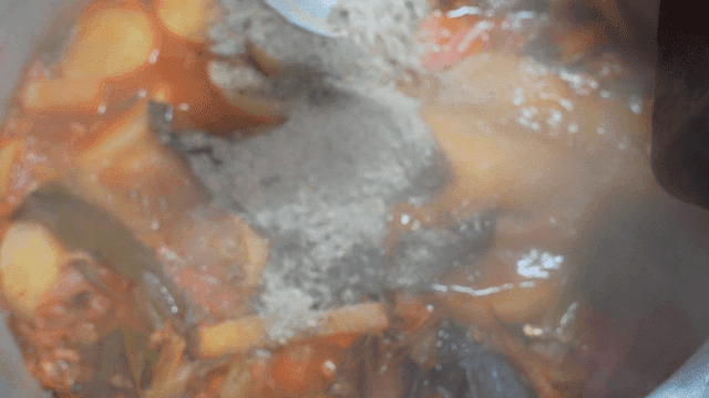 Seasoning for stew boiling in pot