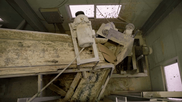 공장 환경의 산업 기계