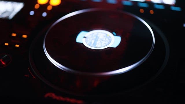 Turntables and Sound Control Console for DJing