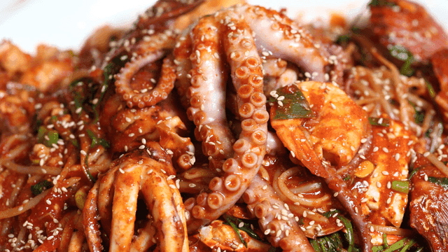Spicy Octopus Seafood Stew