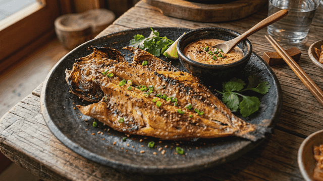 Grilled short ribs with sauce