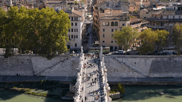 Historic city link seen from river