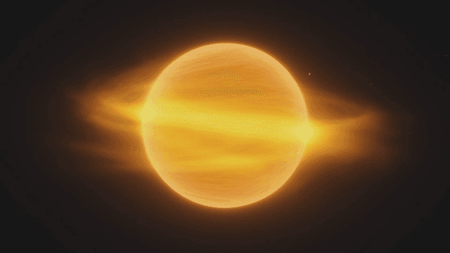 Shining planet in dark universe