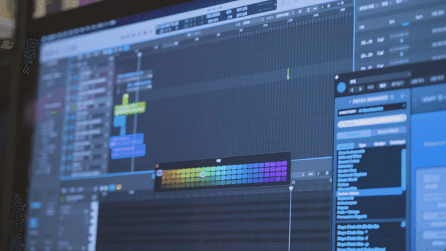 Digital audio workstation interface