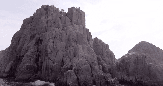 Majestic cliffs by the sea