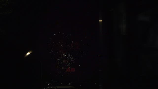 밤하늘을 밝히는 불꽃놀이