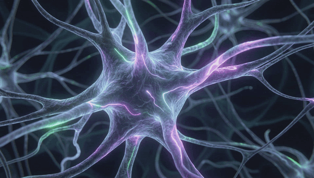 Colorful neural network connections