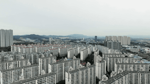 Large apartment complex