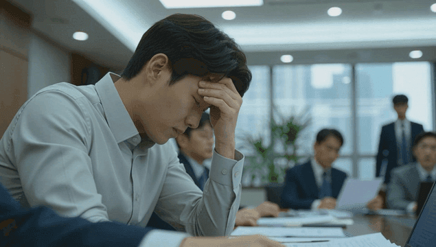 Focused business meeting in a modern office