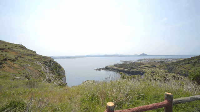 Scenic coastal view with cliffs and sea