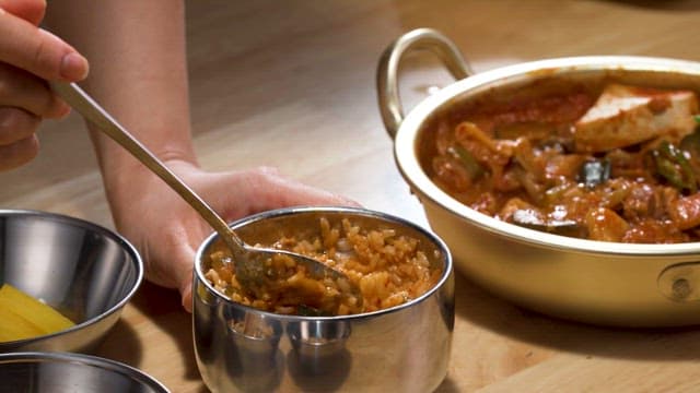 Cheonggukjang Stew and Rice