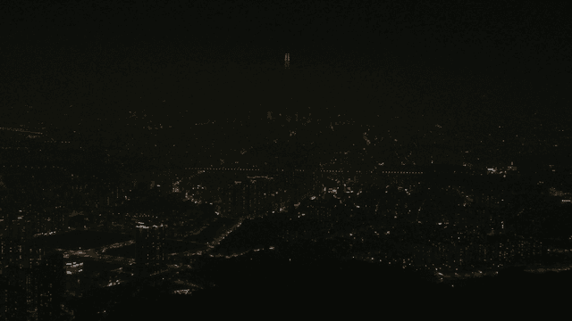 Night view of city