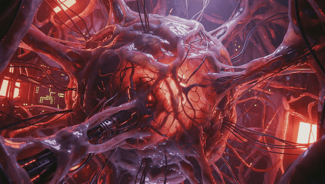 Complex life forms with interconnected mechanical devices