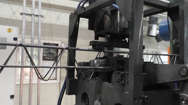 Industrial machine operating in a factory