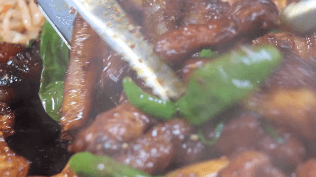 Korean barbecue with vegetables
