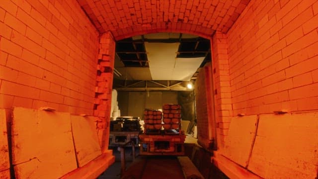 대량 도자기 생산을 위한 산업용 가마